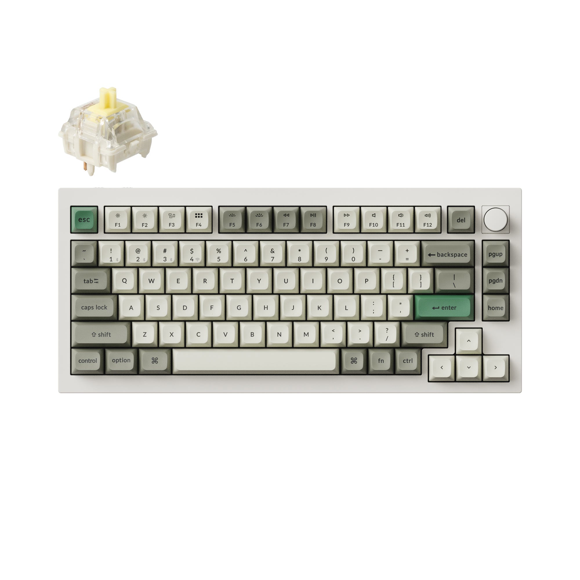 Gaming Keyboard Blue Switches - Keychron Q1 Max QMK/VIA Kablosuz Özel