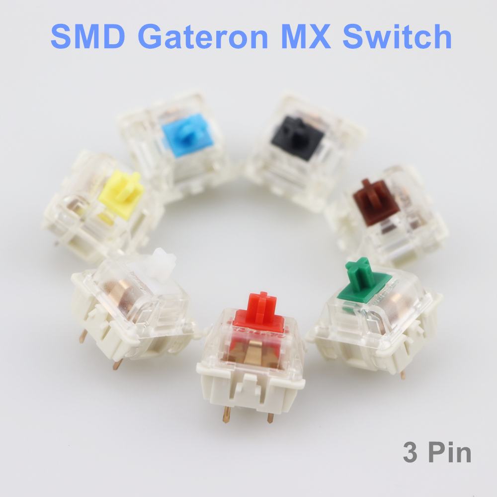 Gaming Keyboard Blue Switches - Gateron SMD anahtarları siyah kırmızı kahverengi