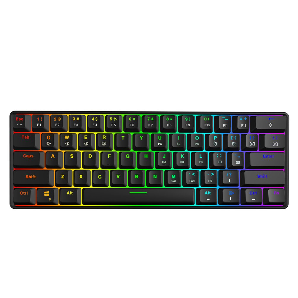 Gaming Keyboard Blue Switches - SKYLOONG GK61 Mini Taşınabilir 60% Oyun