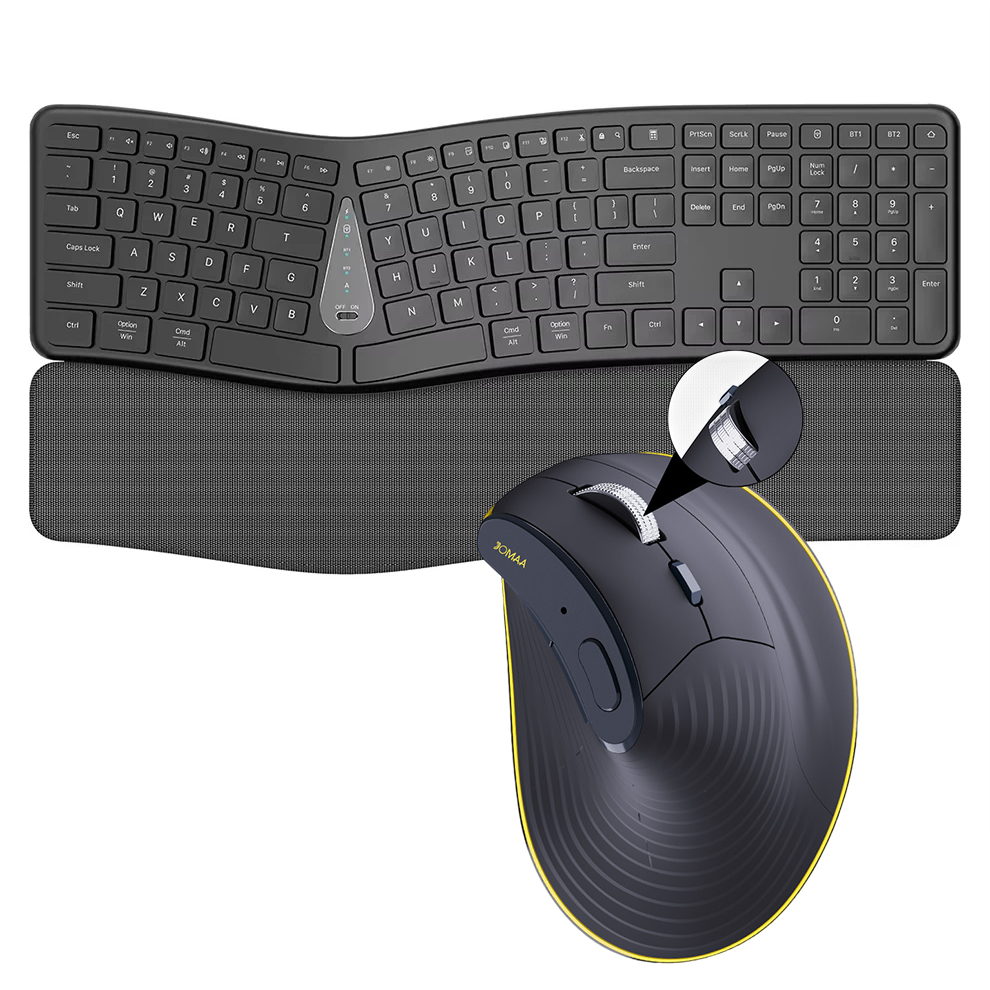 Gaming Keyboard Mouse And Headset Combo - 2.4G Kablosuz Klavye Mouse Seti, Rahat