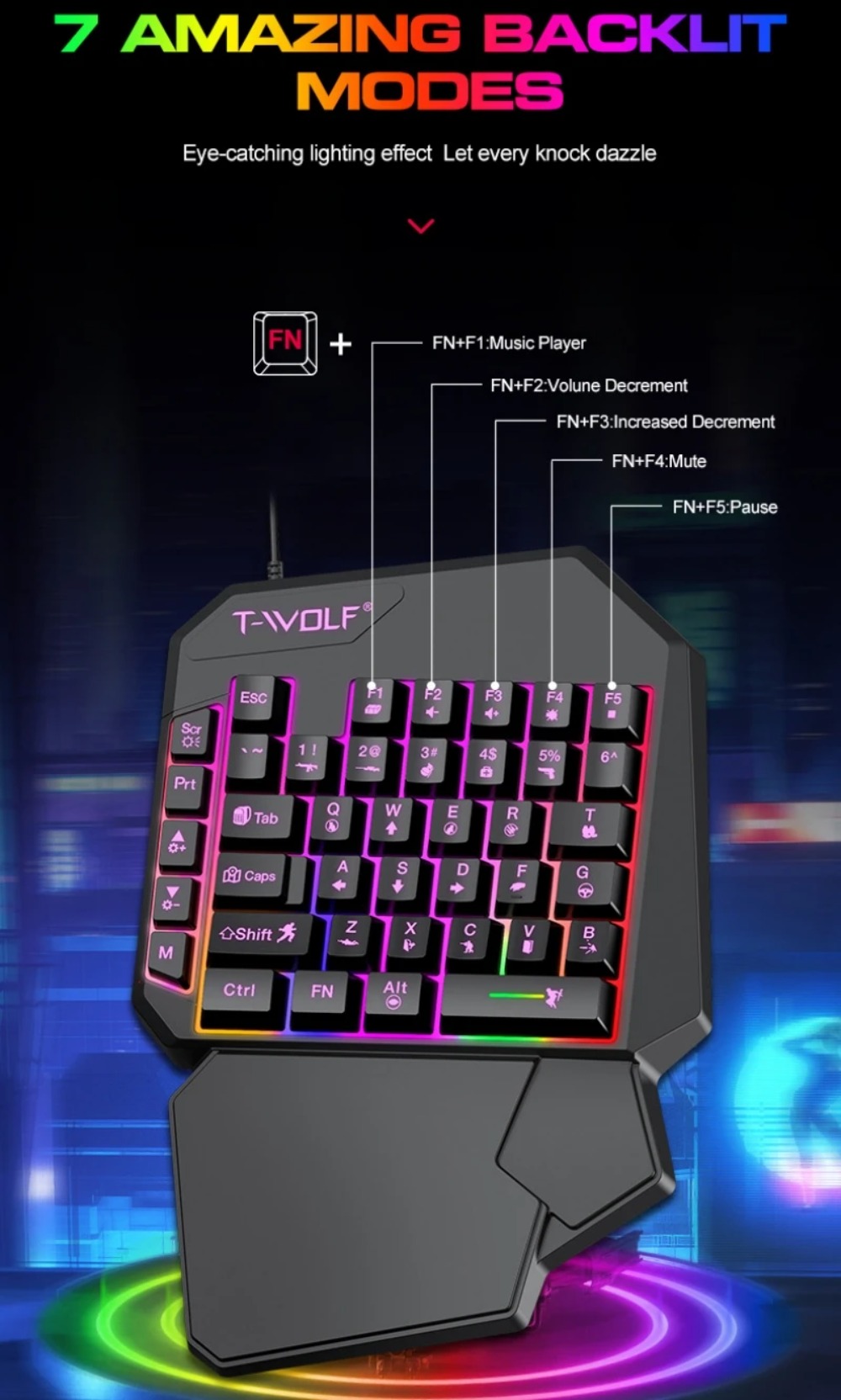 5'i 1 arada RGB Oyun Klavyesi  - Gaming Keyboard And Mouse For Xbox incelemesi ve fiyatı
