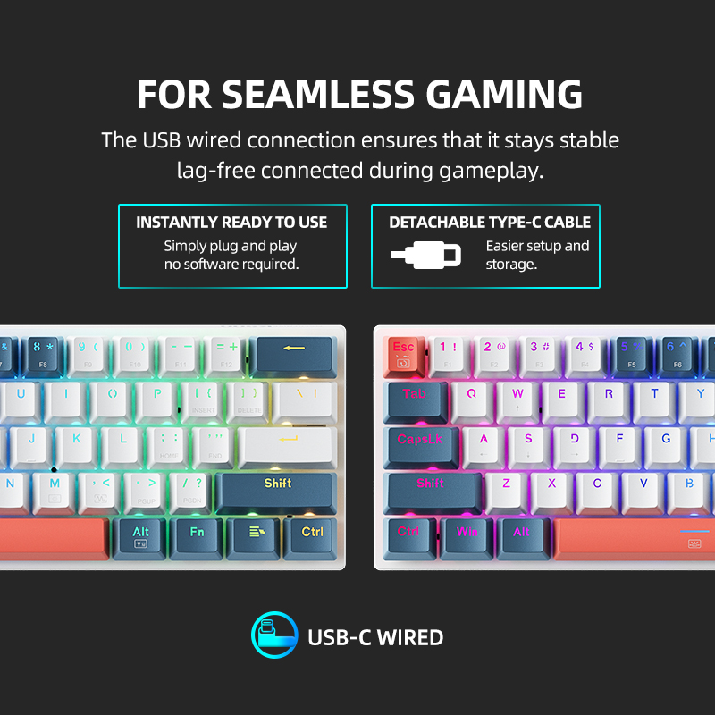 K500-B61 Machenike Mini Mekani - Gaming Keyboard Blue Switches incelemesi ve fiyatı
