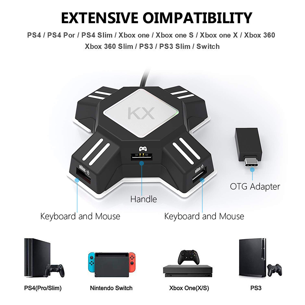 PS4 Kontrol Cihazı için KX Ada - Gaming Keyboard And Mouse For Xbox incelemesi ve fiyatı