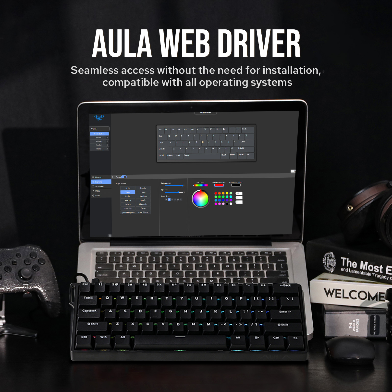 Özel AULA WIN60 HE WIN60 HE MA - Gaming Keyboard Hall Effect Switches incelemesi ve fiyatı