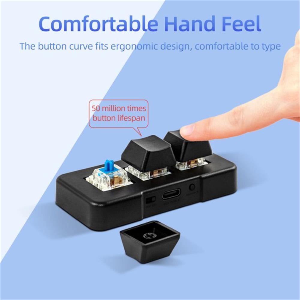 MK321-Pro küçük klavye 3-key m - Gaming Keyboard Blue Switches incelemesi ve fiyatı