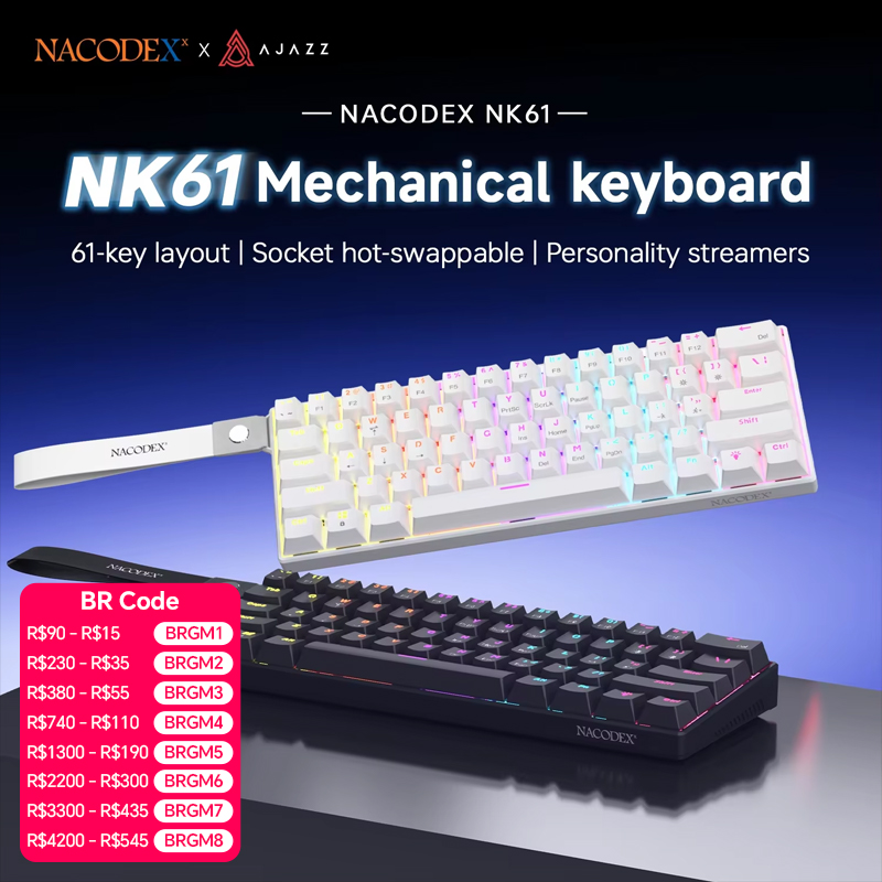 AJAZZ NK61 61 Tuşlu Kırmızı An - Gaming Keyboard Blue Switches incelemesi ve fiyatı