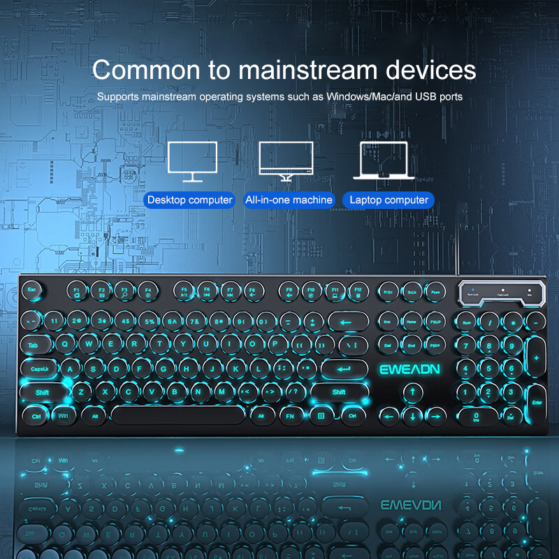 EWEADN Daktilo Oyun Klavyesi,  - Gaming Keyboard Typewriter incelemesi ve fiyatı