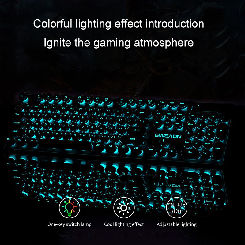 EWEADN Daktilo Oyun Klavyesi,  - Gaming Keyboard Typewriter incelemesi ve fiyatı