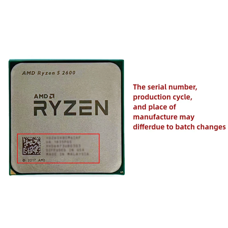 AMD Ryzen 5 R5 2600 3.4GHz 6 Ç - Amd Cpu Ryzen 5 incelemesi ve fiyatı