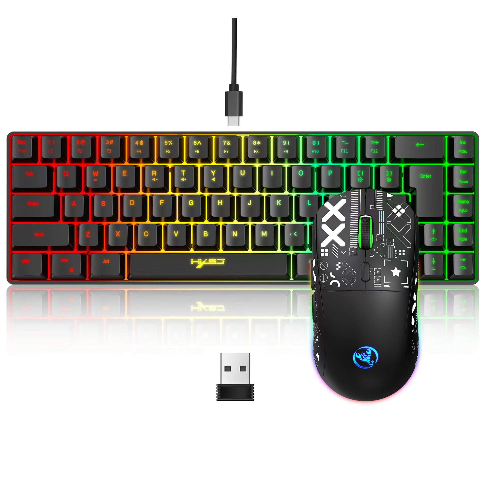 60% oyun Klavye ve fare kombo  - Gaming Keyboard And Mouse For Xbox incelemesi ve fiyatı