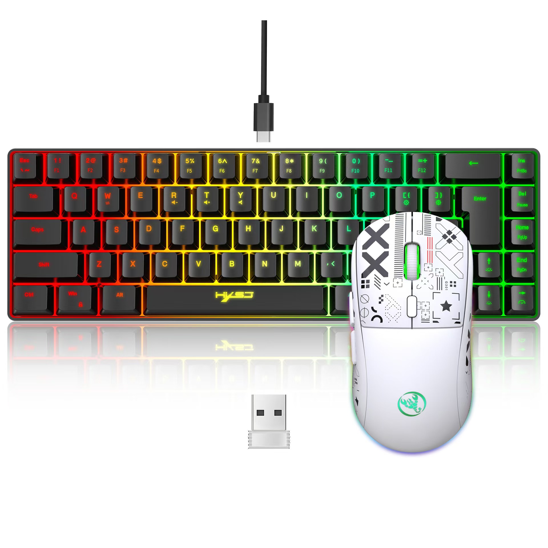 60% oyun Klavye ve fare kombo  - Gaming Keyboard And Mouse For Xbox incelemesi ve fiyatı