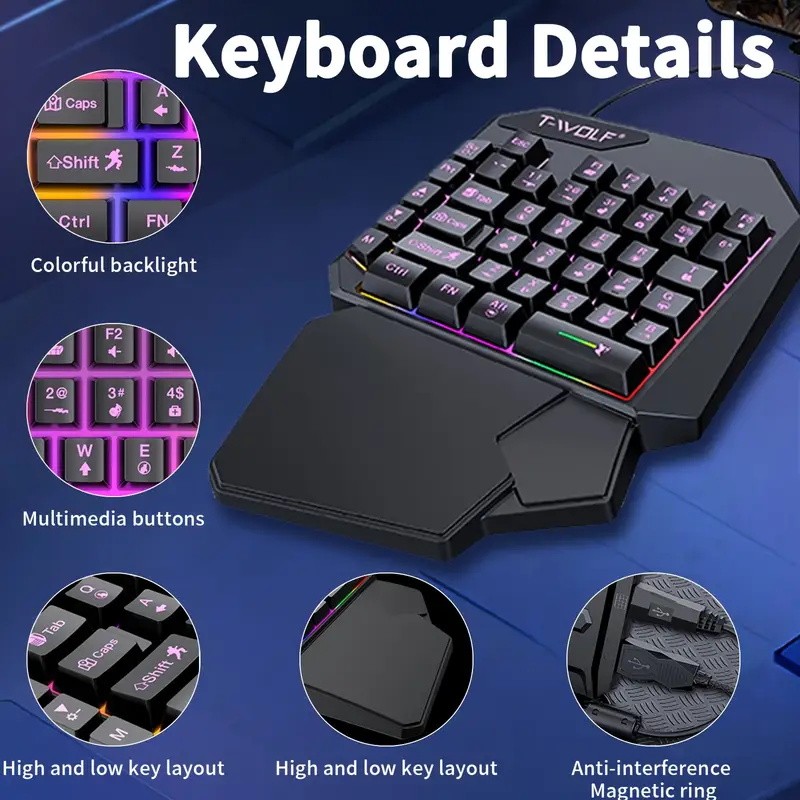 2'si 1 Arada Oyun Klavyesi ve  - Gaming Keyboard And Mouse For Xbox incelemesi ve fiyatı