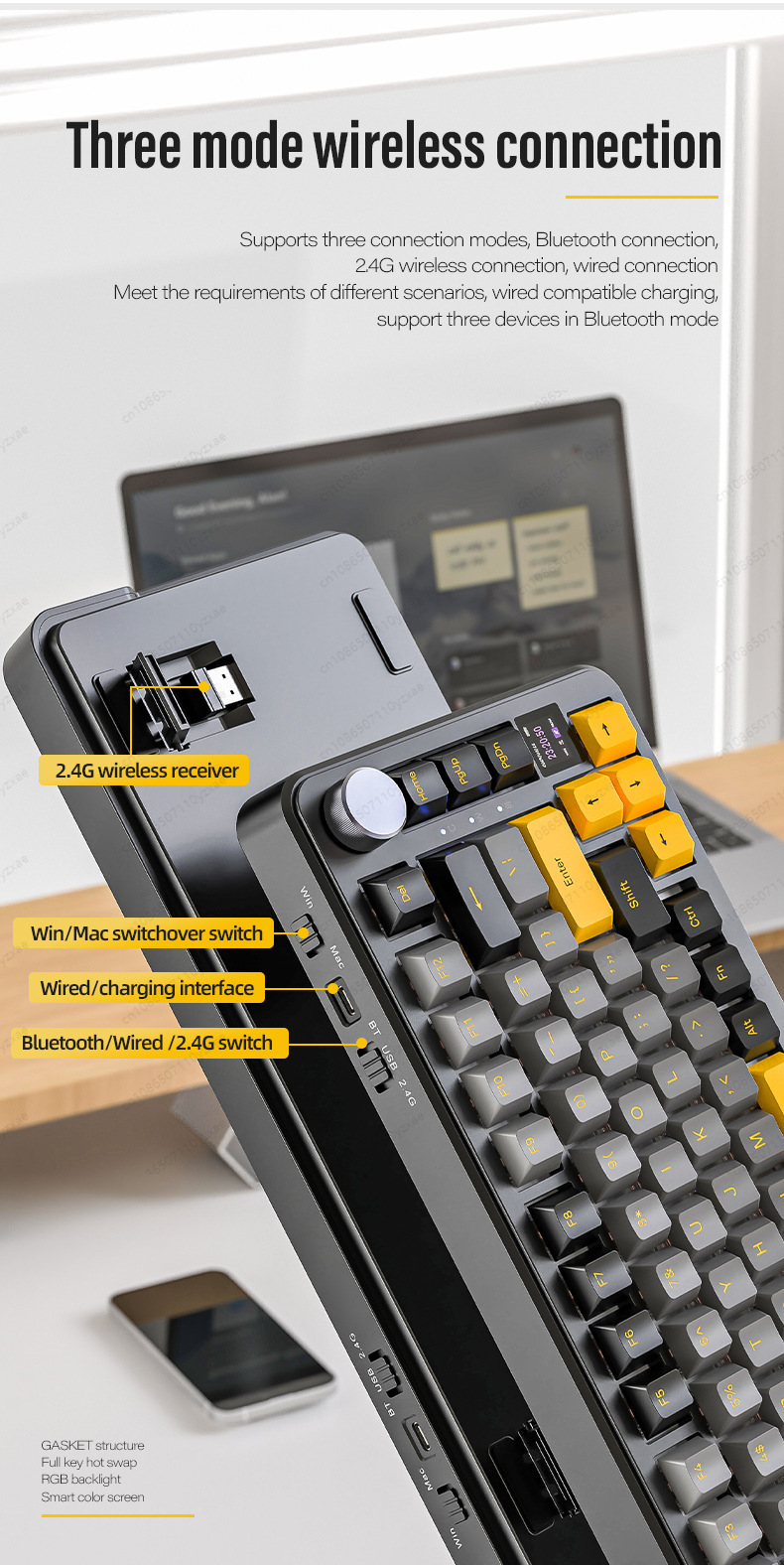 2024 Yeni AL66 Mekanik Klavye  - Gaming Keyboard No Rgb incelemesi ve fiyatı