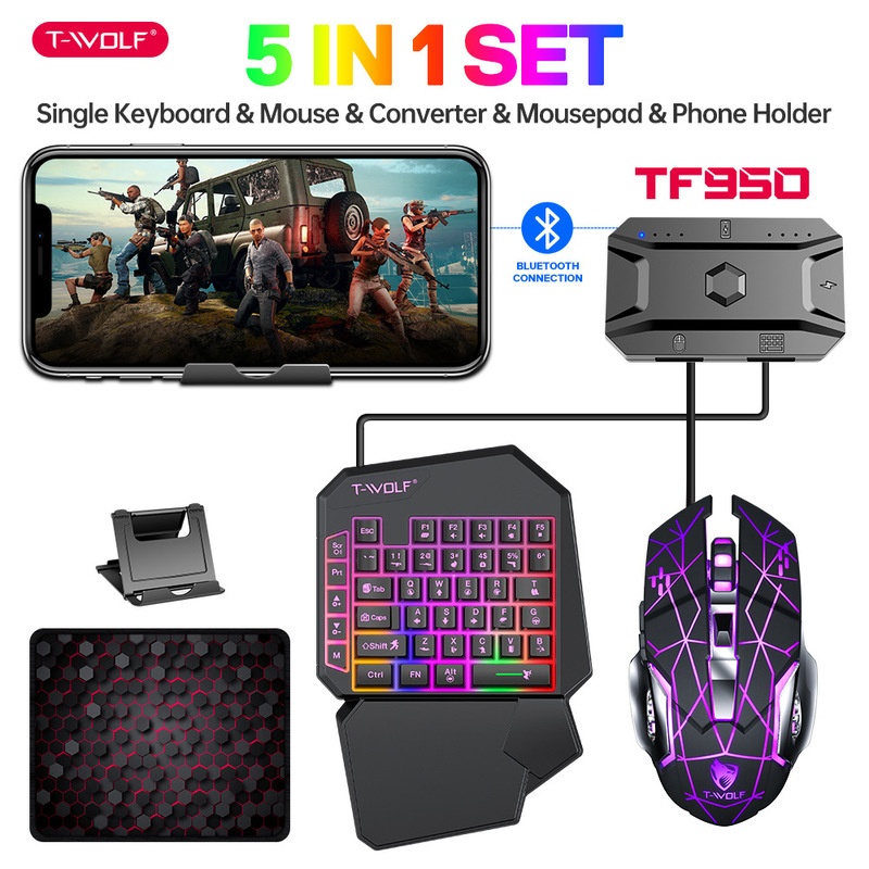 T-Wolf Tf950 5'i 1 Arada Tek E - Gaming Keyboard And Mouse For Xbox incelemesi ve fiyatı