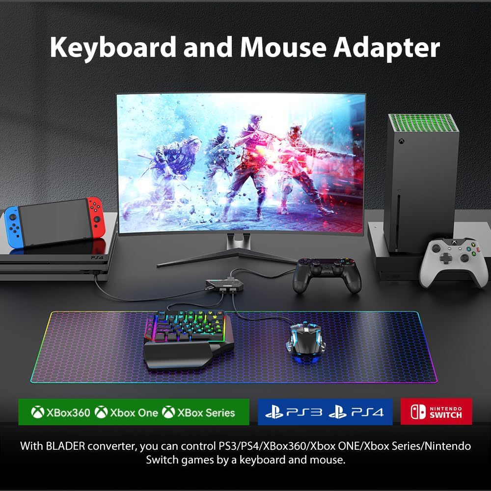 Mobil Oyunlar Dönüştürücü Mobi - Gaming Keyboard And Mouse For Xbox incelemesi ve fiyatı