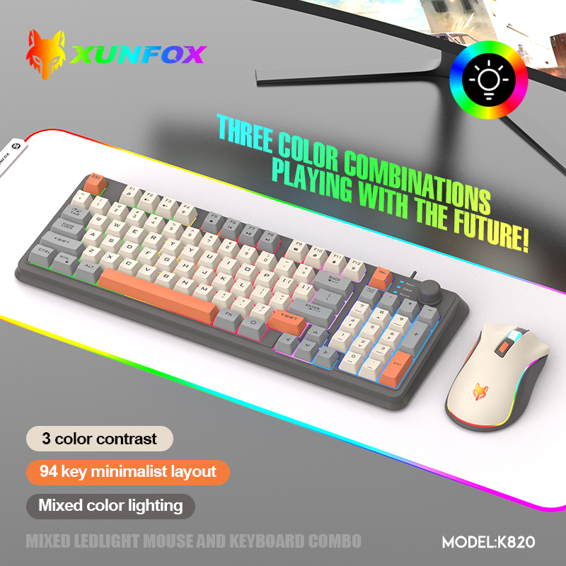 K820 USB Kablolu Oyun Klavye F - Gaming Keyboard And Mouse For Xbox incelemesi ve fiyatı