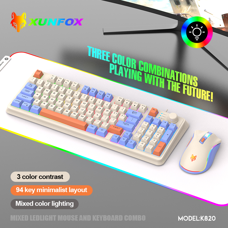 K820 USB Kablolu Oyun Klavye F - Gaming Keyboard And Mouse For Xbox incelemesi ve fiyatı