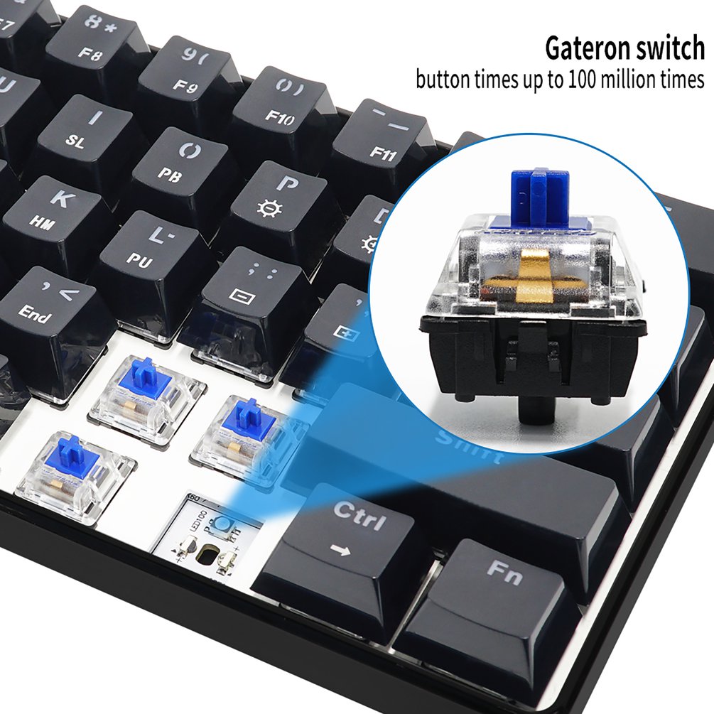 SKYLOONG GK61 Mini Taşınabilir - Gaming Keyboard Blue Switches incelemesi ve fiyatı